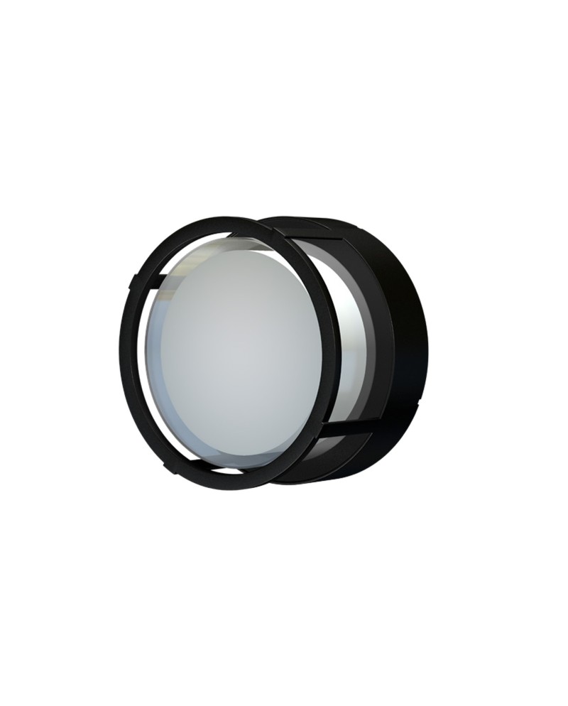 CREEK * PLAFÓN/APLIQUE EXTERIOR NEGRO LED IP65 - 15W - CCT
